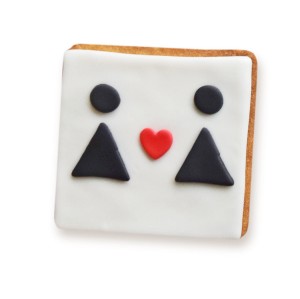 Ciastko lukrowane Kwadrat Girls Love is Love