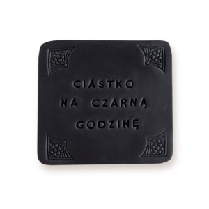 Ciastko lukrowane Kwadrat Na czarną godzinę