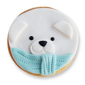 Ciastko lukrowane Koło Miś polarny