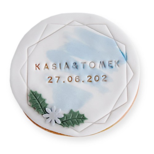 KUKI-W1398 Ciastko lukrowane Koło Geometria Heksagon Błękit sq1200 LQW.JPG