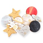 Zestaw 10 ciastek lukrowany Kosmos