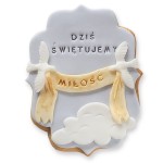Ciastko lukrowane Tabliczka Dziś Świętujemy Miłość