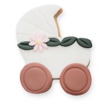 Ciastko lukrowane Wózek Daisy Róż