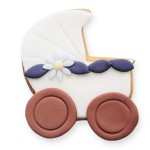 Ciastko lukrowane Wózek Daisy Granat