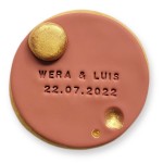 Ciastko lukrowane Koło Bubbles Gold