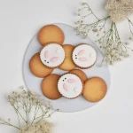 Zestaw 9 ciasteczek mini KUKI zajączki