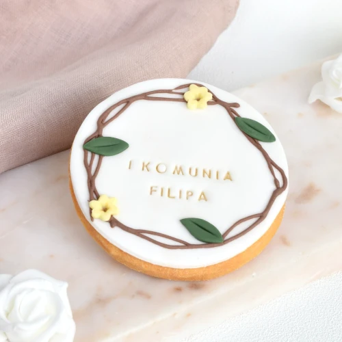 Ciasteczko lukrowane z wiankiem