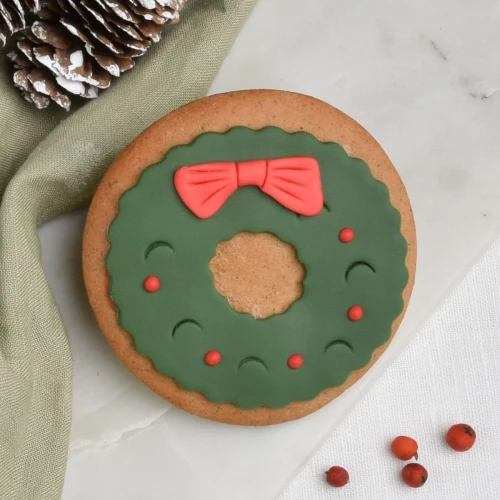 KUKI-W0388 Ciastko lukrowane Koło Wieniec adwentowy (2).webp