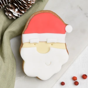 Ciastko lukrowane Głowa Mikołaja