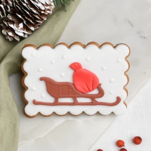 Ciastko lukrowane Herbatnik Sanie Mikołaja