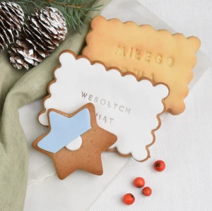 Zestaw 3w1 Xmas Gwiazdka półlukrowana