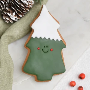 Ciastko lukrowane Zaśnieżona choinka