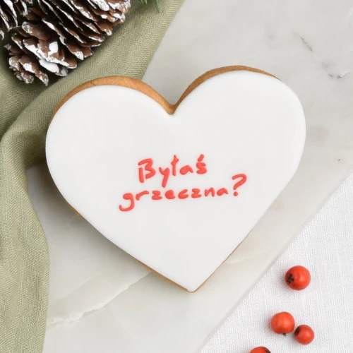 KUKI-W1299 Ciastko lukrowane Serce Białe Pytanie.webp