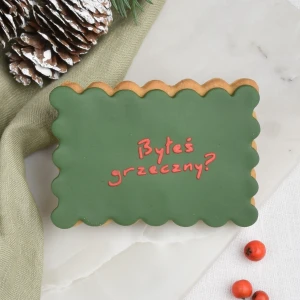 Ciastko lukrowane Herbatnik Pytanie Symbole