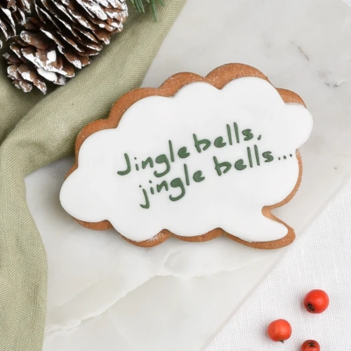 KUKI-W2068 Ciastko lukrowane Chmurka Symbole Jingle Bells.webp