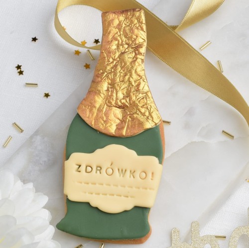 KUKI-W2127 Ciastko lukrowane Szampan Złoto i zieleń sq1200 LQW.jpg