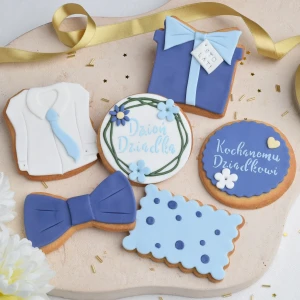 Zestaw 6 ciasteczek dla Dziadka Błękit