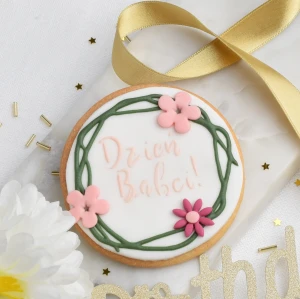 Ciastko lukrowane Koło Dzień Babci