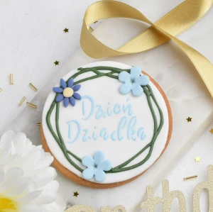 Ciastko lukrowane Koło Dzień Dziadka