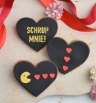 Zestaw 3 ciastek lukrowanych Pacman