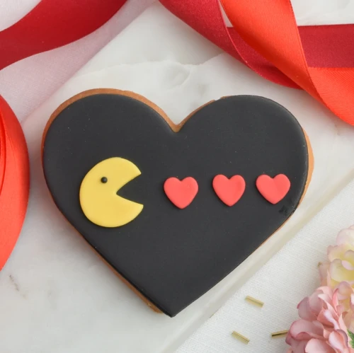KUKI-W2163 Ciastko lukrowane Serce Packman.webp