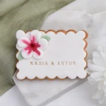 Ciastko lukrowane HERBATNIK Kwiaty malowane