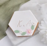 Ciastko lukrowane Palster miodu Kwiaty Malowane