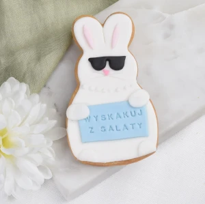 Ciastko lukrowane Zajączek Wyskakuj z sałaty