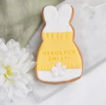 Ciastko lukrowane Zajączek w żółtym sweterku