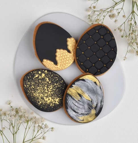 Eleganckie ciasteczka na Wielkanoc.