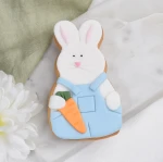 Ciastko lukrowane Zajączek w ogrodniczkach