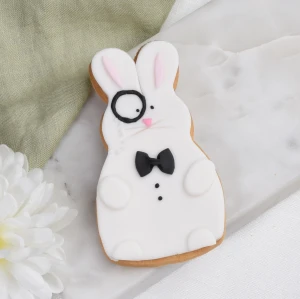 Ciastko lukrowane Zajączek w muszce