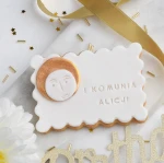 Ciastko lukrowane Herbatnik Aniołek w Aureoli