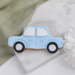 Ciastko lukrowane AUTO Niebieskie
