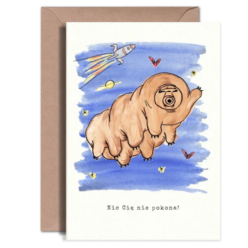 Kartka Okolicznościowa z niesporczakiem.