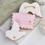 Zestaw 3 ciasteczek Gołąbek różowy