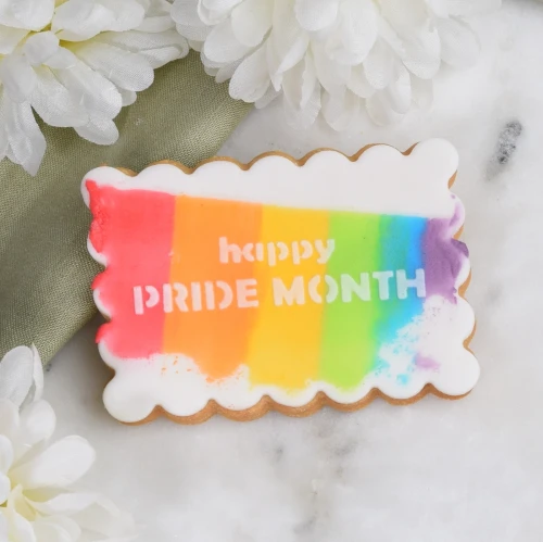 Tęczowe ciasteczka na Pride Month