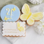 Zestaw 3 ciasteczek Motyle