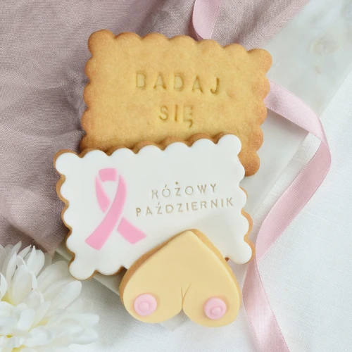 Ciasteczka na Różowy Październik.