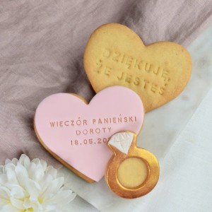 Zestaw 3w1 na wieczór panieński Serce i Pierścionek 