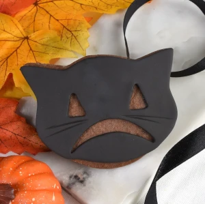 Ciastko Kot Halloween Simple