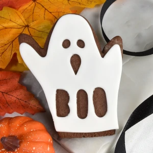 Ciastko Duch Boo Halloween Simple