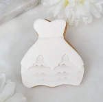 Ciastko lukrowane Suknia ślubna