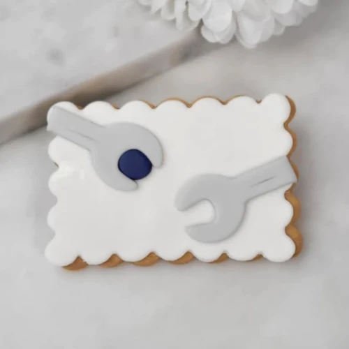 Ciasteczko z kluczami płaskimi.