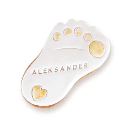 KUKI-W1254 Ciastko lukrowane Stópka Biel i Złota sq1200 LQW.JPG