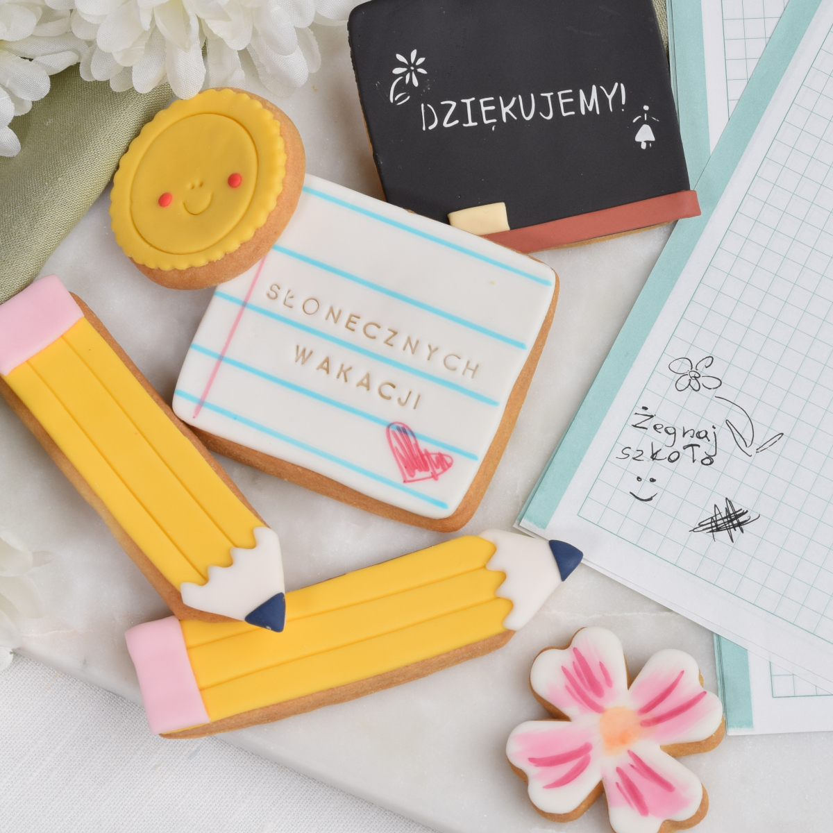 Podziękowania na zakończenie roku szkolnego